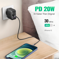 UGREEN 65W GaN ładowarka szybkie ładowanie 4.0 3.0 typ C PD ładowarka USB z QC 4.0 3.0 szybka ładowarka do iPhone 13 12 Xiaomi Laptop 4